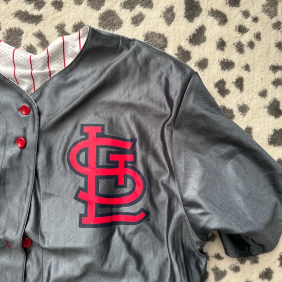 Men’s St Louis Cardinals Majestic Reversible Jersey - Size LG - Picture 4 of 16